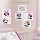 preview thumbnail 4 of 3, Lambs & Ivy Disney Baby Minnie Mouse Unframed Nursery/Child Wall Art