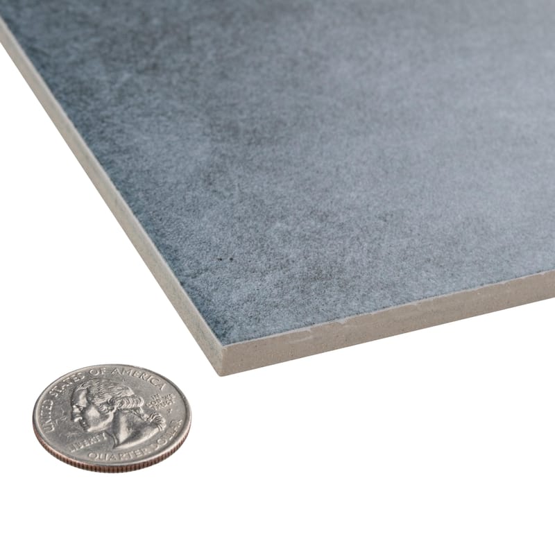 Merola Tile Matter Blue 6" x 6" Porcelain Floor and Wall Tile