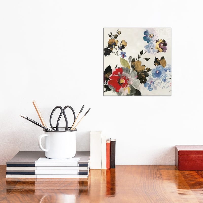iCanvas "French Flower I" by PI Studio Canvas Print - 12x12x1.5