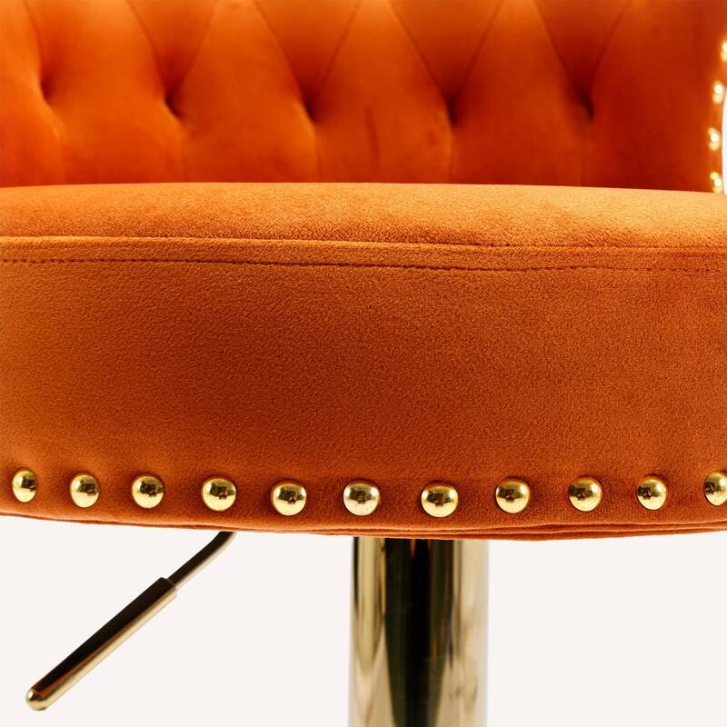 Set of 2 Adjustable Counter Height Chairs