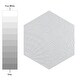 preview thumbnail 3 of 6, Merola Tile Gaudi Lux Hex White 8-1/2" x 9-3/4" Porcelain Floor and Wall Tile