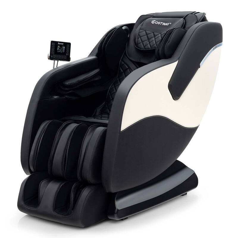 Costway SL Track Zero Gravity Massage Recliner with Thai Stretch Foot