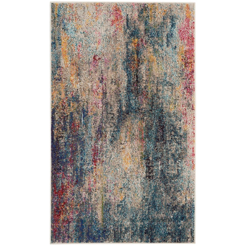 Nourison Celestial Modern Abstract Multicolor Area Rug