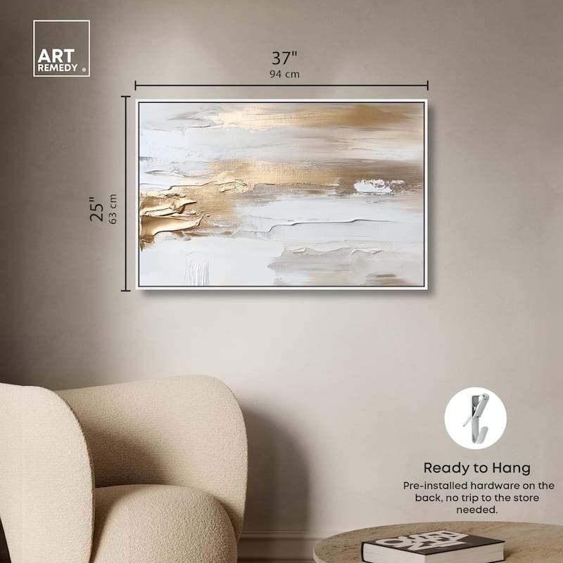 Soothing Waves Canvas by Art Remedy