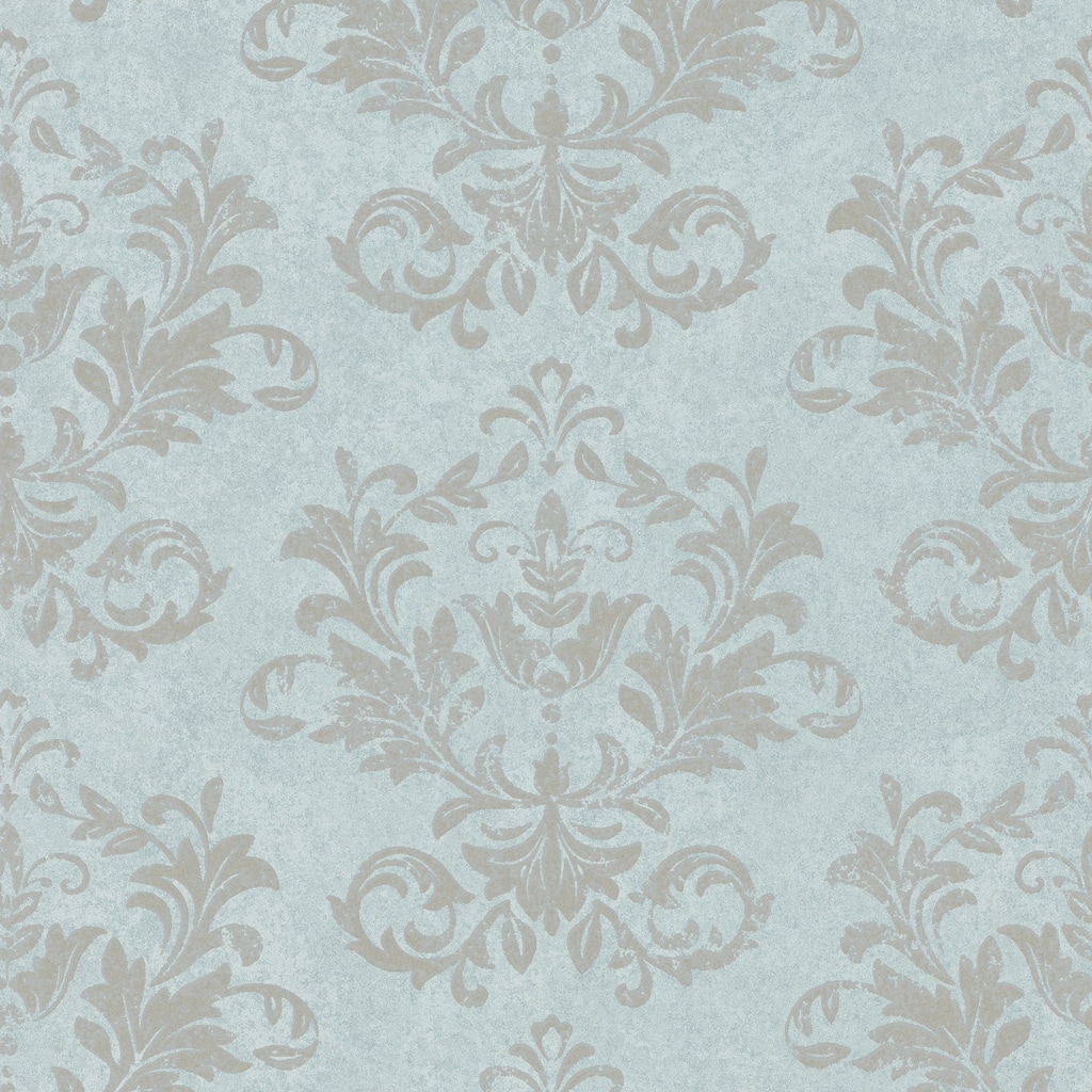 Galerie Wallcoverings Hotel Embossed Damask Non-woven Glitter Wallpaper Roll