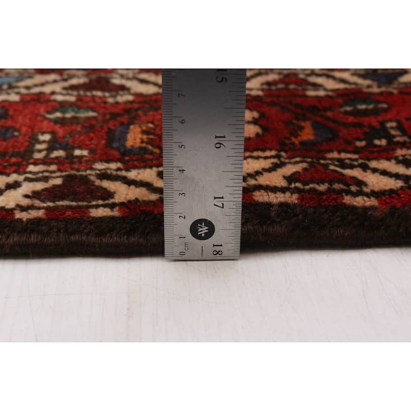 ECARPETGALLERY Hand-knotted Andelz Navy Wool Rug - 3'6 x 9'4