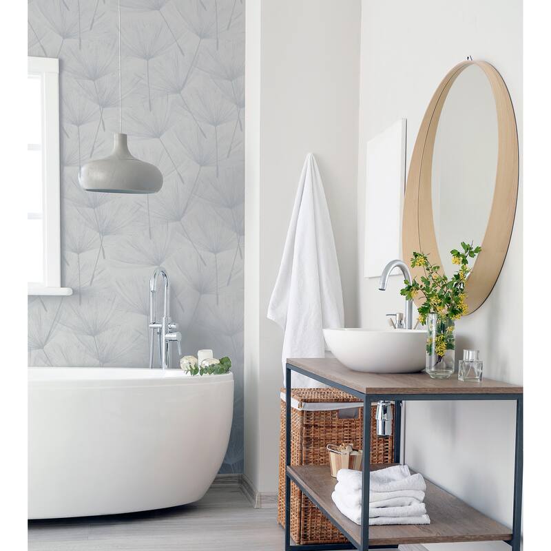 Arthouse Kazue Metallic Dandelion Wallpaper