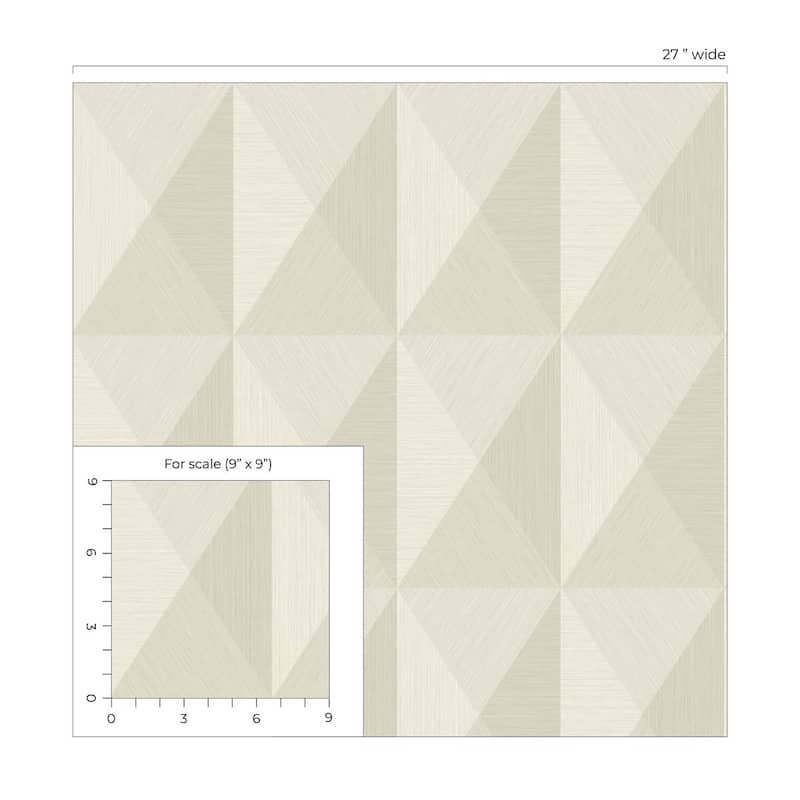 Seabrook Designs Pinnacle Embossed Vinyl Unpasted Wallpaper