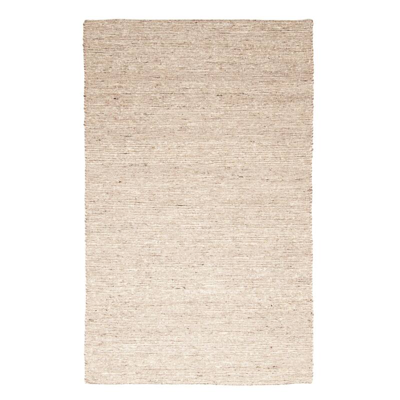 ECARPETGALLERY Braid weave Sienna Tan Wool Rug - 5'1 x 8'3