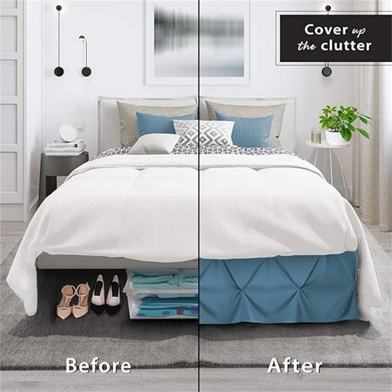 Pinch Pleat Bed Skirt
