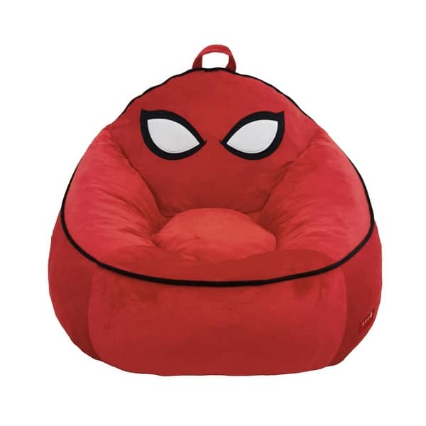 slide 2 of 3, Marvel Spiderman Kids Foam Filled Bean Bag Chair
