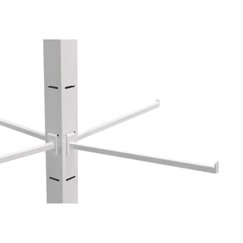 4 Sided Garment Rack with 12 Arms