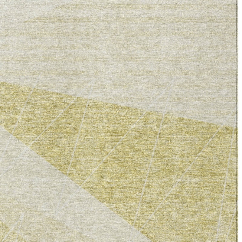 HomeRoots Geometric Transitional Rectangle Outdoor Rug