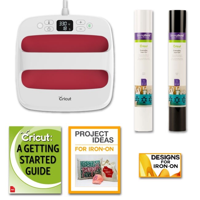 Shop Cricut Easy Press 2 Heat Press Bundle With Black White Iron