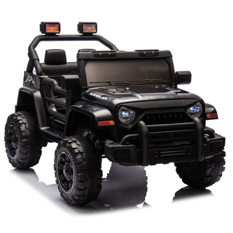 Kids Electric Ride-On Car with Remote, 12V, Bluetooth, Four-Wheel Suspension, Ages 3+