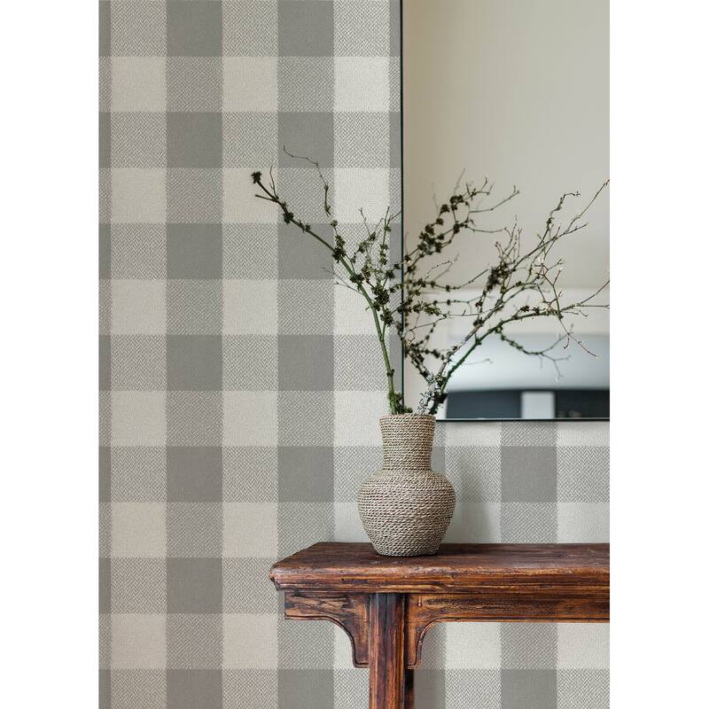 Lumberjack Grey Wallpaper