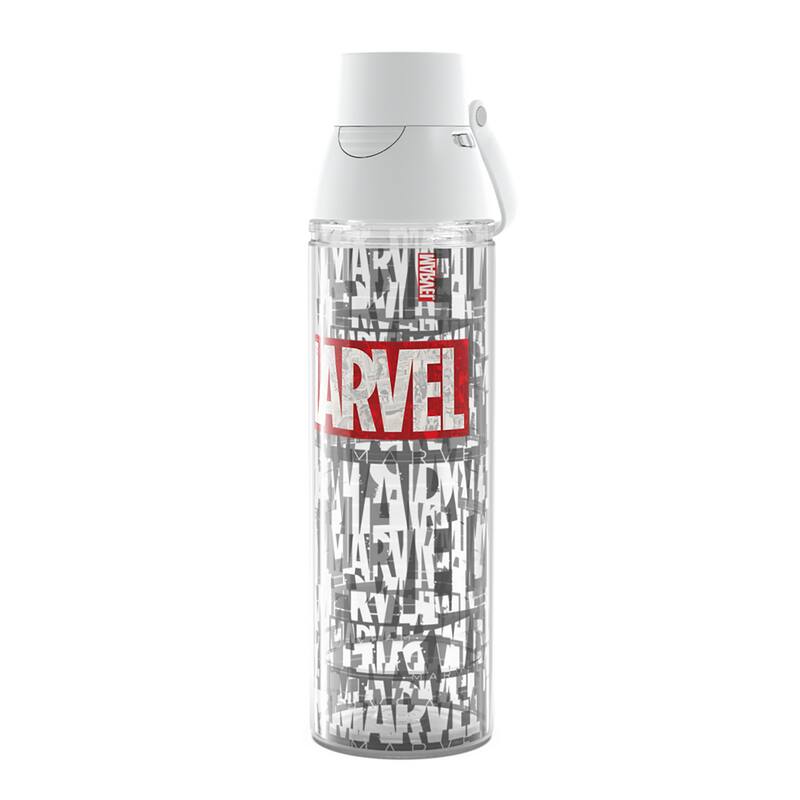 Tervis Marvel Logo Made in USA Double Walled Insulated Travel Tumbler, Classic - 24oz Venture Lite Water Bottle - 24oz Venture Lite Water Bottle