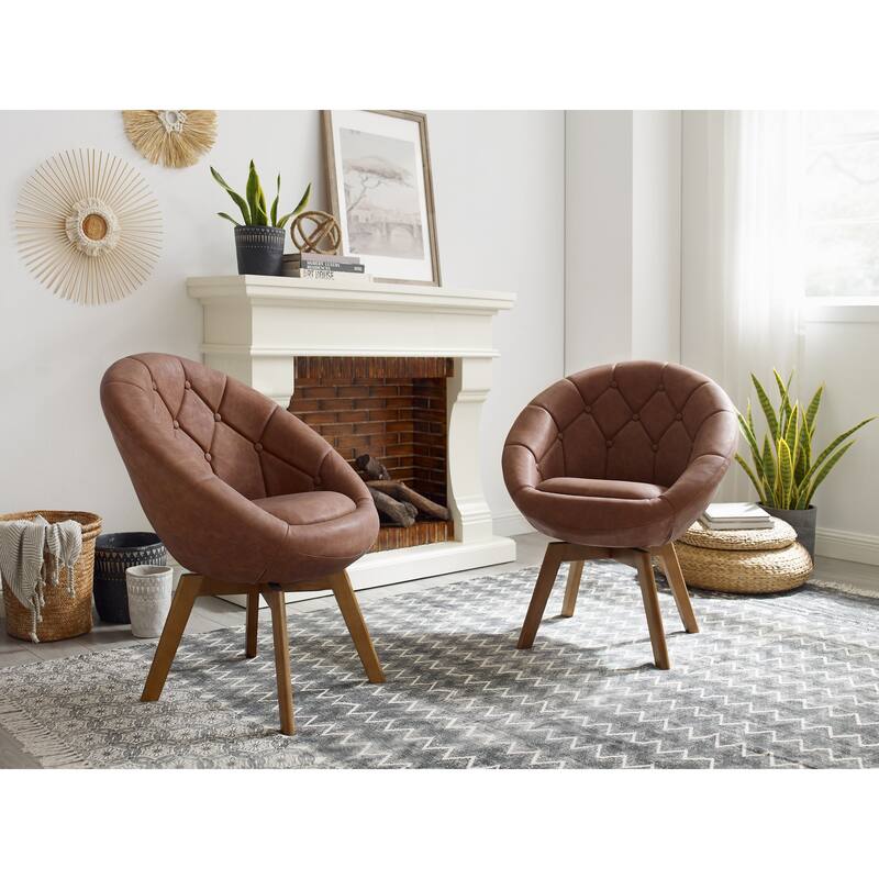 Carson Carrington Kallax Swivel Accent Chair