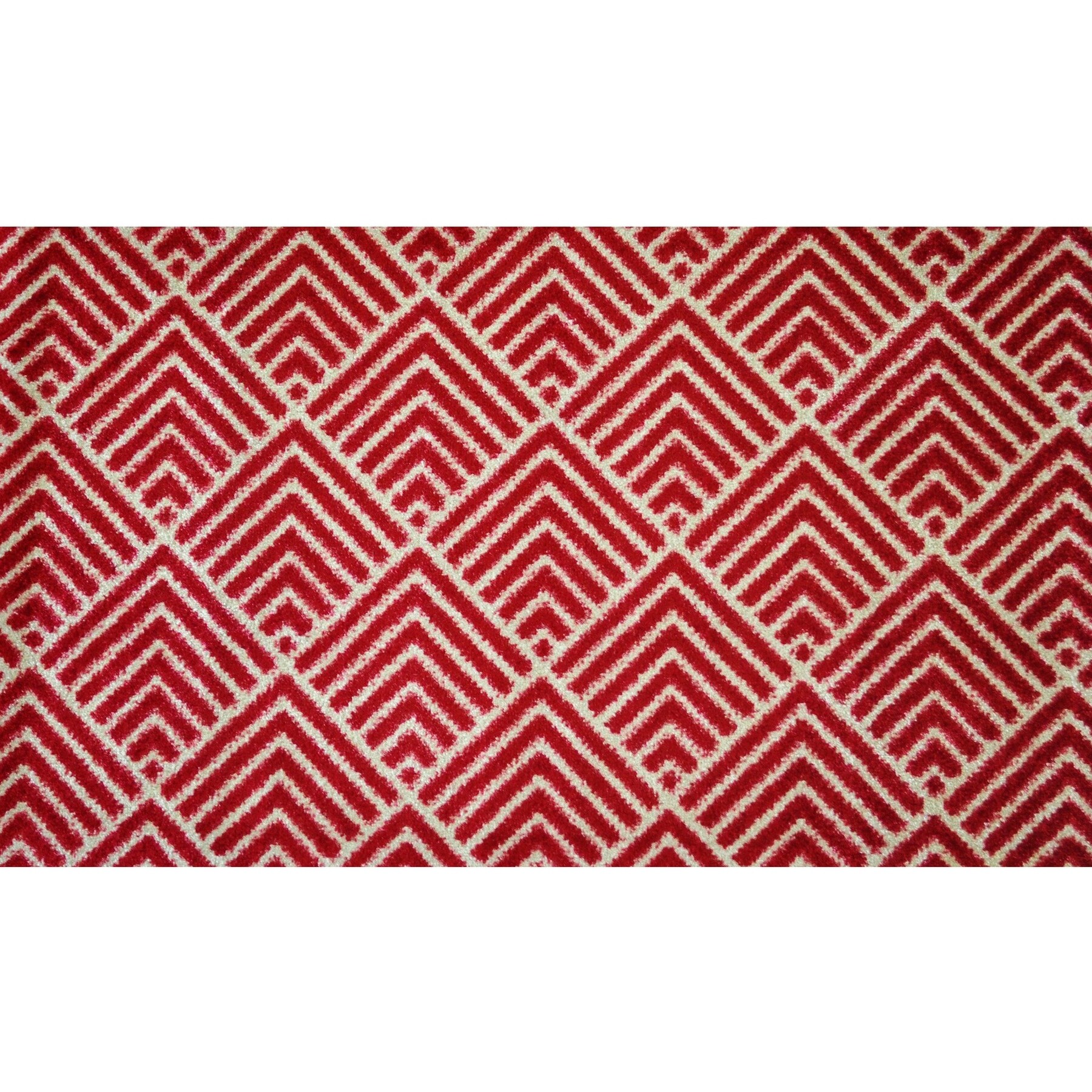 祈り / BU-ZONE 2022 12.e Deep Red and Tan Arrow Geo Washable Floor Mat - Bed Bath & Beyond