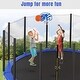 preview thumbnail 5 of 7, 16FT Trampoline for Kids with Safety Enclosure Net, Basketball Hoop and Ladder, Easy Assembly Round Outdoor Recreational Trampol