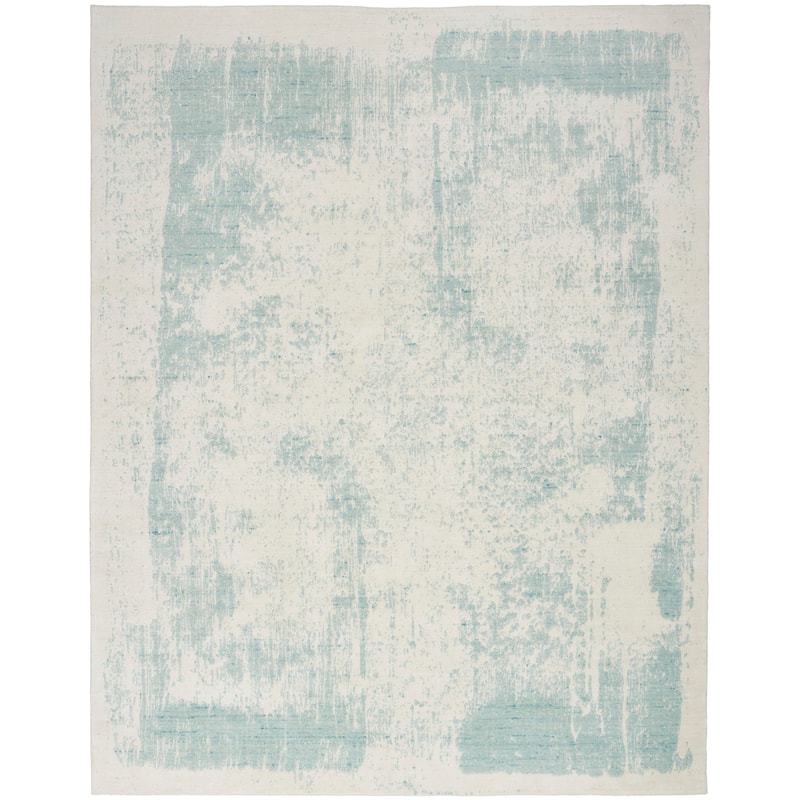 Nourison Harmony Indoor only Blue Abstract Area Rug