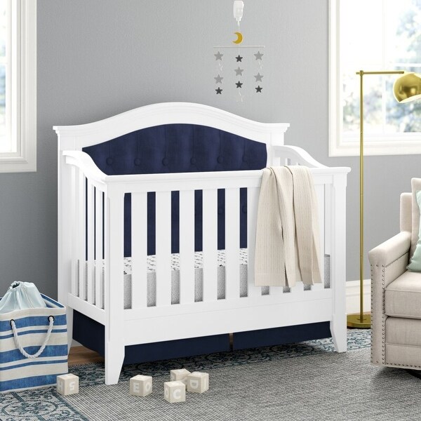 blue convertible crib