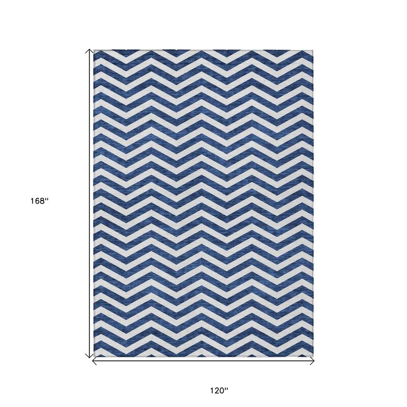 HomeRoots Chevron Transitional Rectangle Outdoor Rug