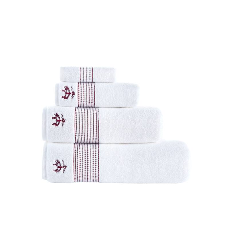 Brooks Brothers Rope Stripe Border Hand Towel
