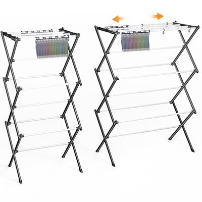 Foldable Drying Rack Clothing, Clothes Drying Rack Folding Indoor, Laundry Drying Rack - 40" x 28.8" x 14.2"