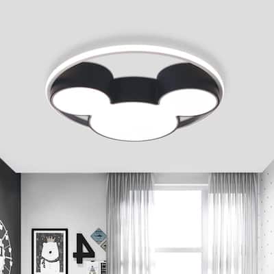 1-light Cartoon Dimmable Led Flush Mount