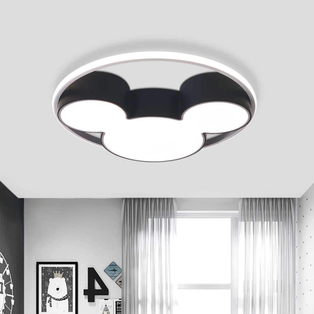 1-light Cartoon Dimmable Led Flush Mount
