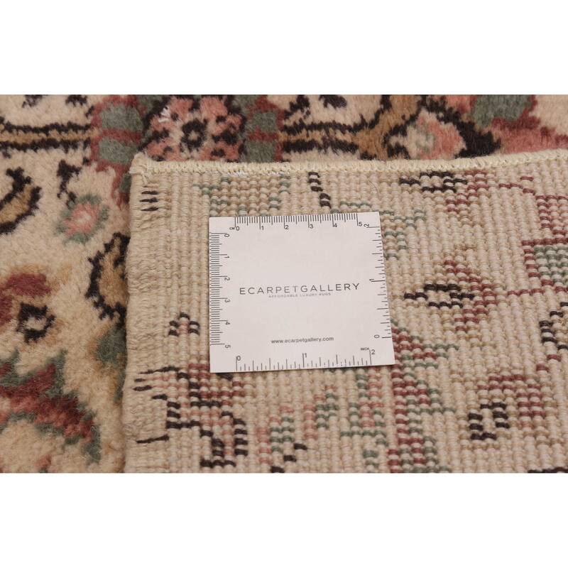 ECARPETGALLERY Hand-knotted Melis Vintage Cream Wool Rug - 3'5 x 6'4