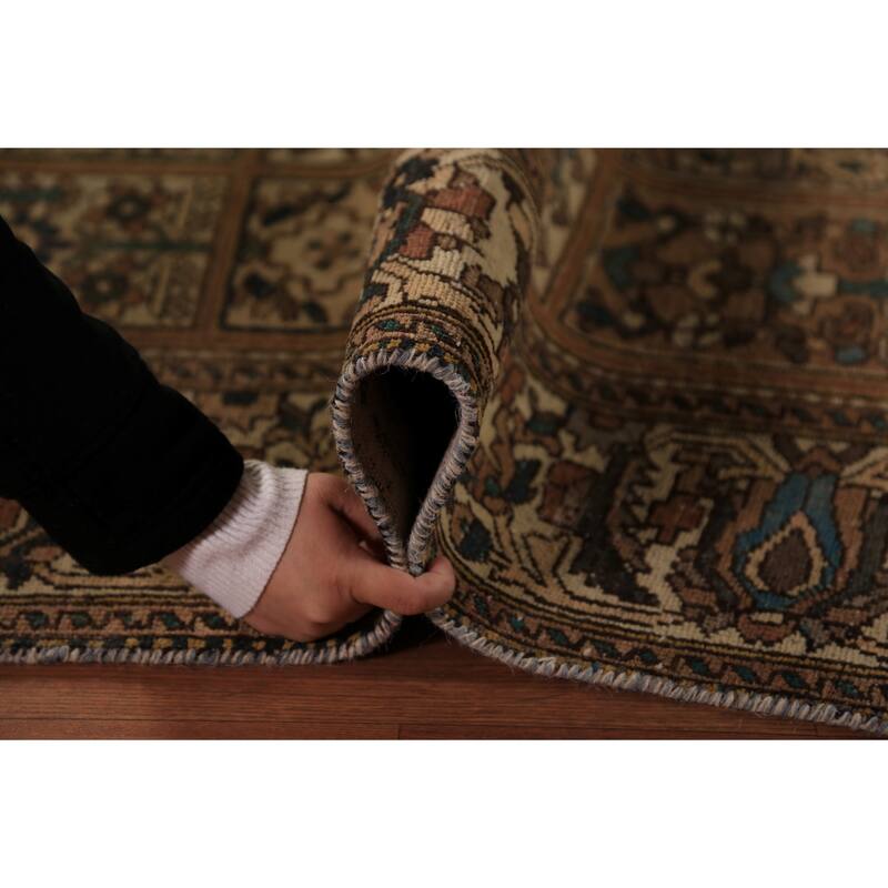 Garden Design Bakhtiari Persian Area Rug Hand-Knotted Wool Carpet - 5'3"x 10'5"