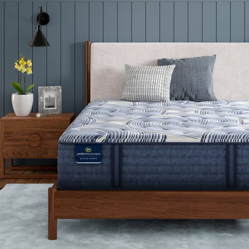 Serta Perfect Sleeper Pro Dublin 14" Latex Hybrid Medium Mattress Set