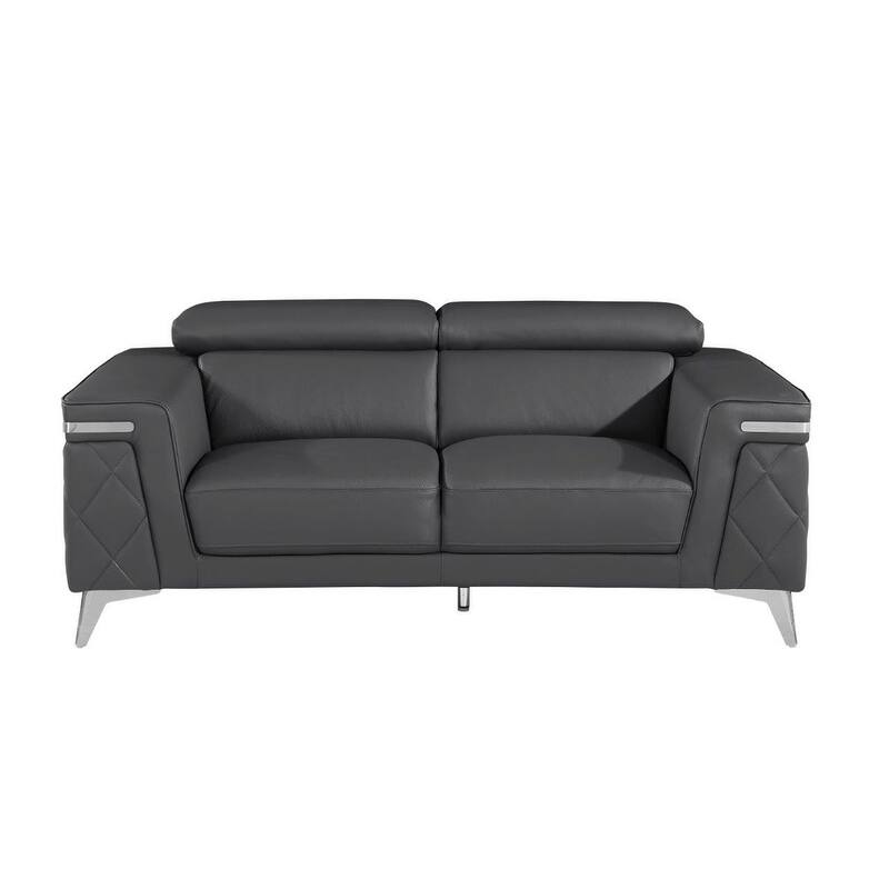Two Piece Gray Four Person Seating Set