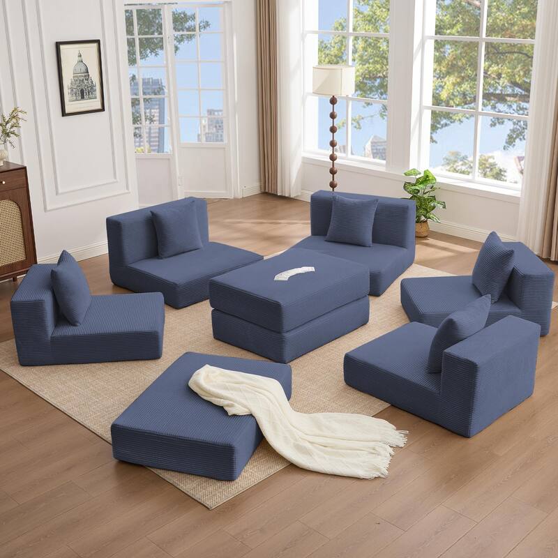 10-in-1 Convertible Sofa Sectional