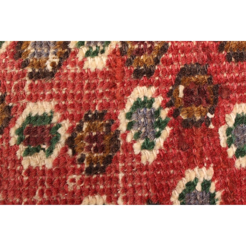 ECARPETGALLERY Hand-knotted Andelz Red Wool Rug - 3'1 x 4'9