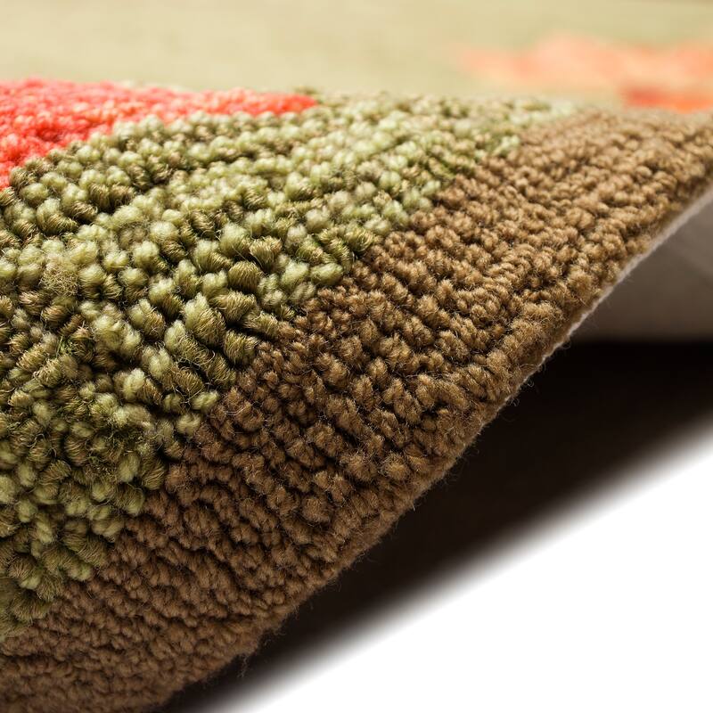 Liora Manne Ravella Falling Leaves Border Indoor/Outdoor Rug