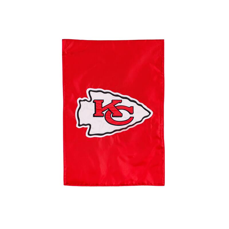 Applique Flag, Garden, Kansas City Chiefs