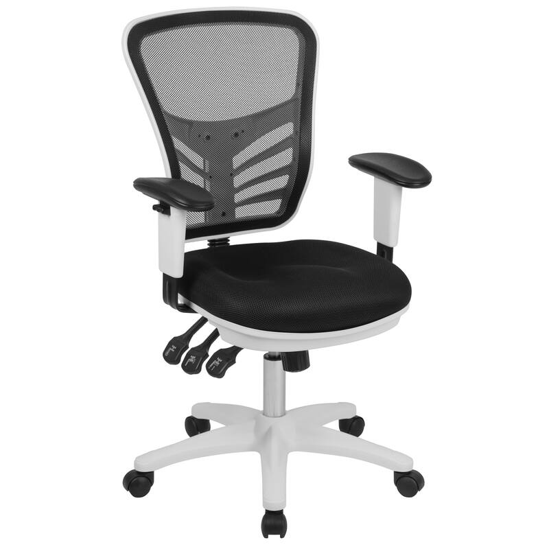 Mid-back Blue Mesh Adjustable Ergonomic Office Chair