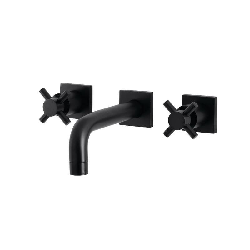 Kingston Brass Concord Two-Handle 3-Hole Wall Mount Bathroom Faucet