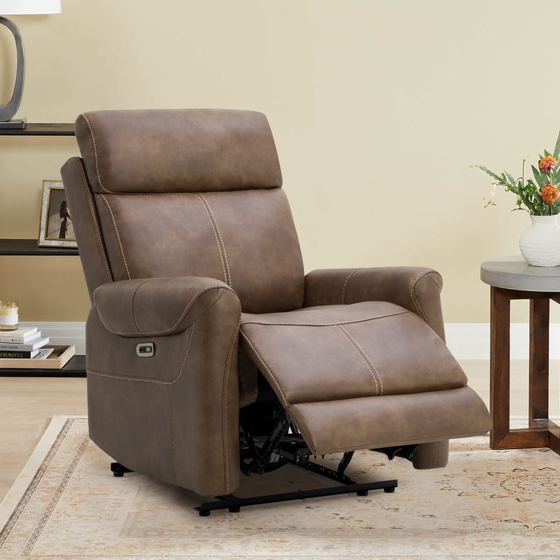 Spruce & Spring Margot Wall Hugger Power Recliner with USB Ports
