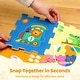 preview thumbnail 6 of 8, Gymax 8 PCS Kids Play Mat w/Detachable Animal Train Patterns for Aged - Multicolor