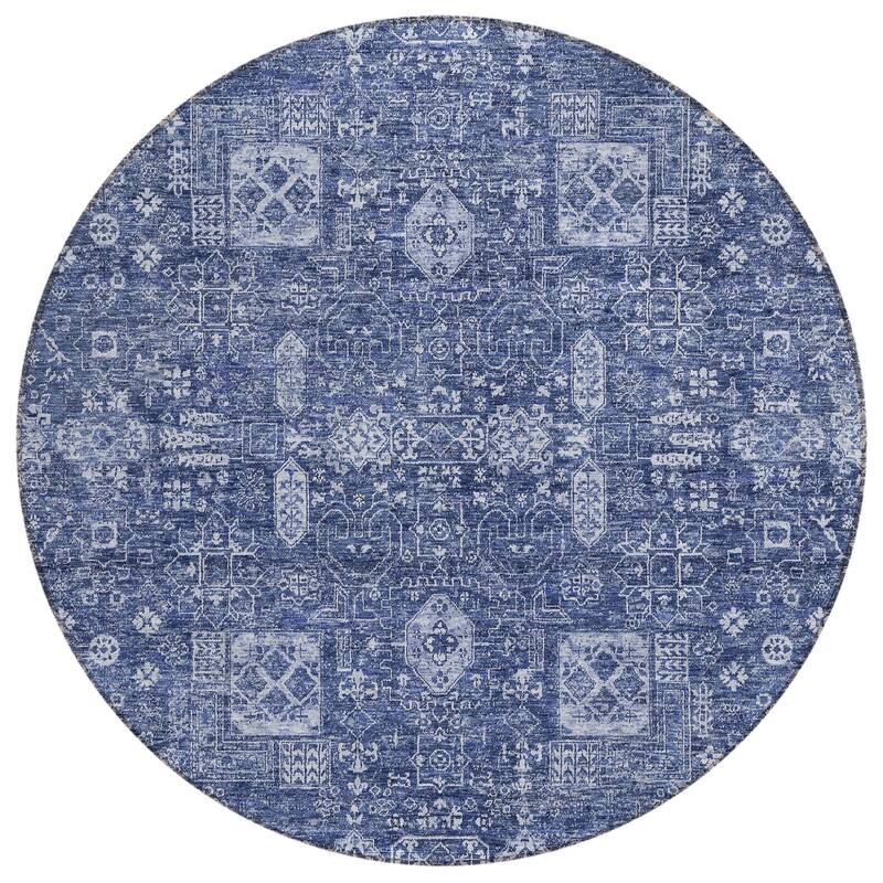 HomeRoots Oriental Transitional Rectangle Outdoor Rug