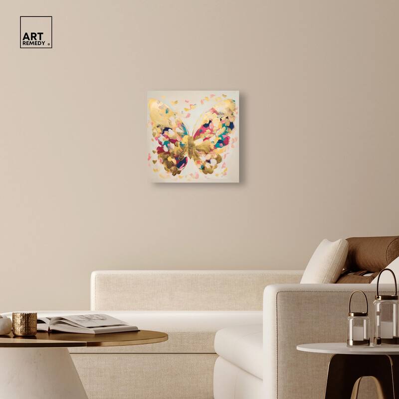 Flutter of Fortitude II Canvas by Art Remedy, Gallery Wrapped