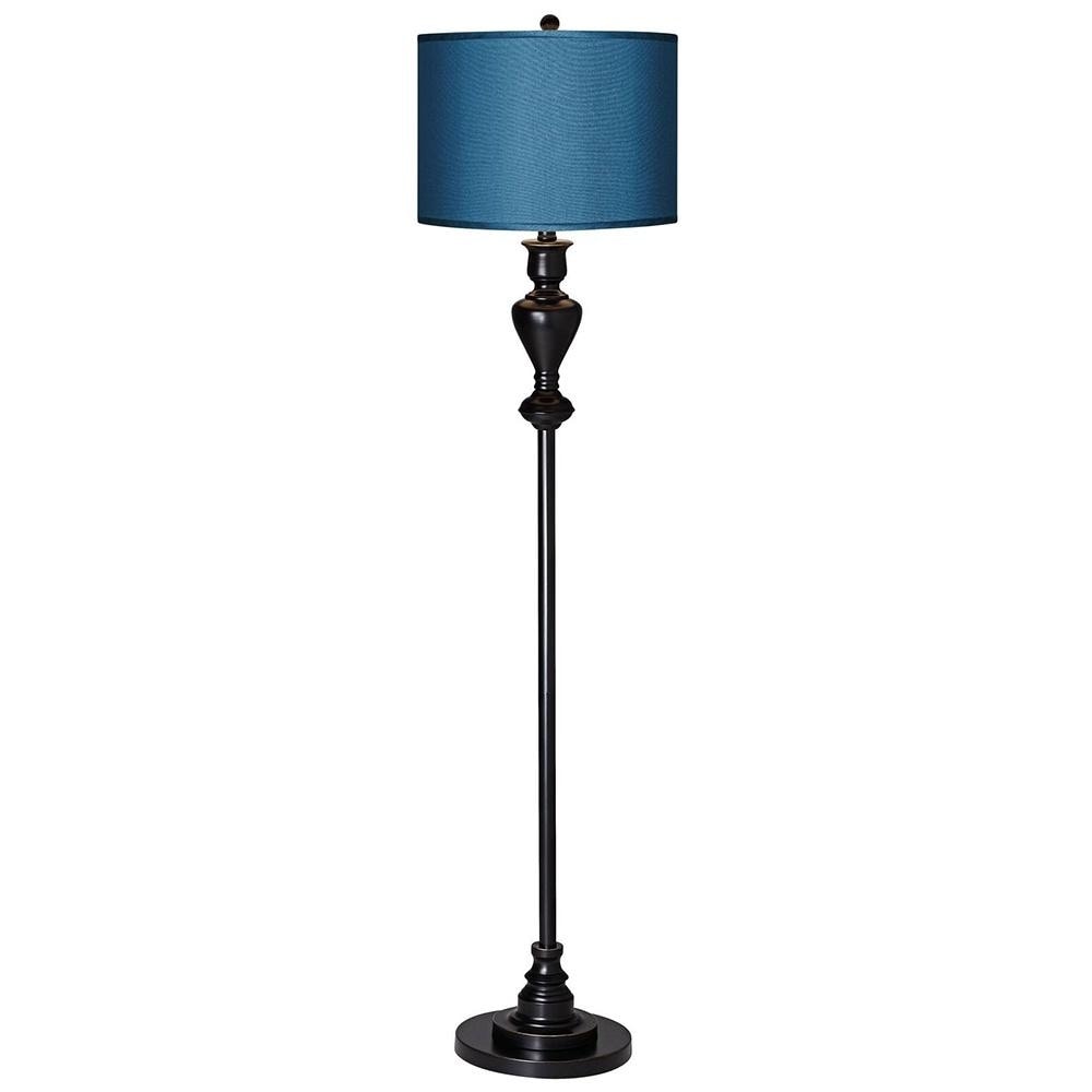 Dark navy floor lamp cheap