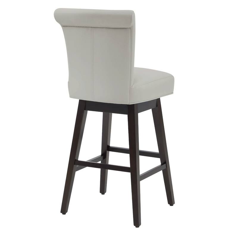 Spruce & Spring Noah Upholstered 26-inch Counter Height Swivel Barstool Set