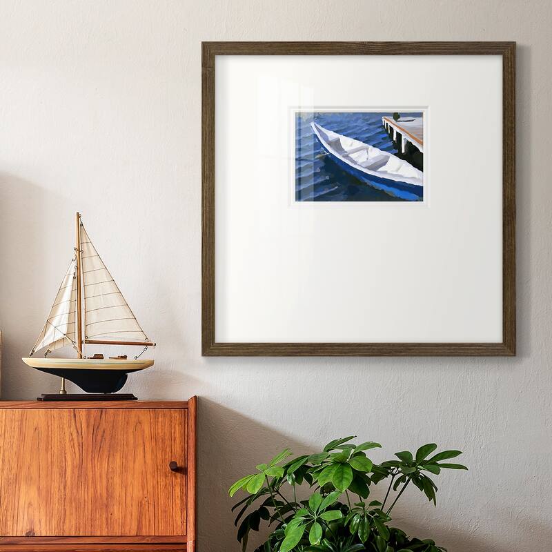 Colorful Rowboat IVPremium Framed Print