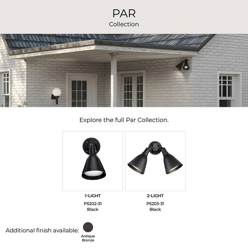 Progress Lighting P5203-31 Par Lampholder Two Light FloodLight