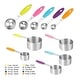 preview thumbnail 5 of 3, Stainless Steel Measuring Cups and Spoons Set of 10pc